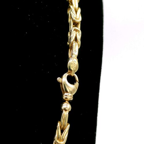 Königskette Bicolor 585 Gold Mit Zirkonia Steinen 14 K - Atli Gold - Premium Goldschmuck &Amp; Goldketten Online Kaufen