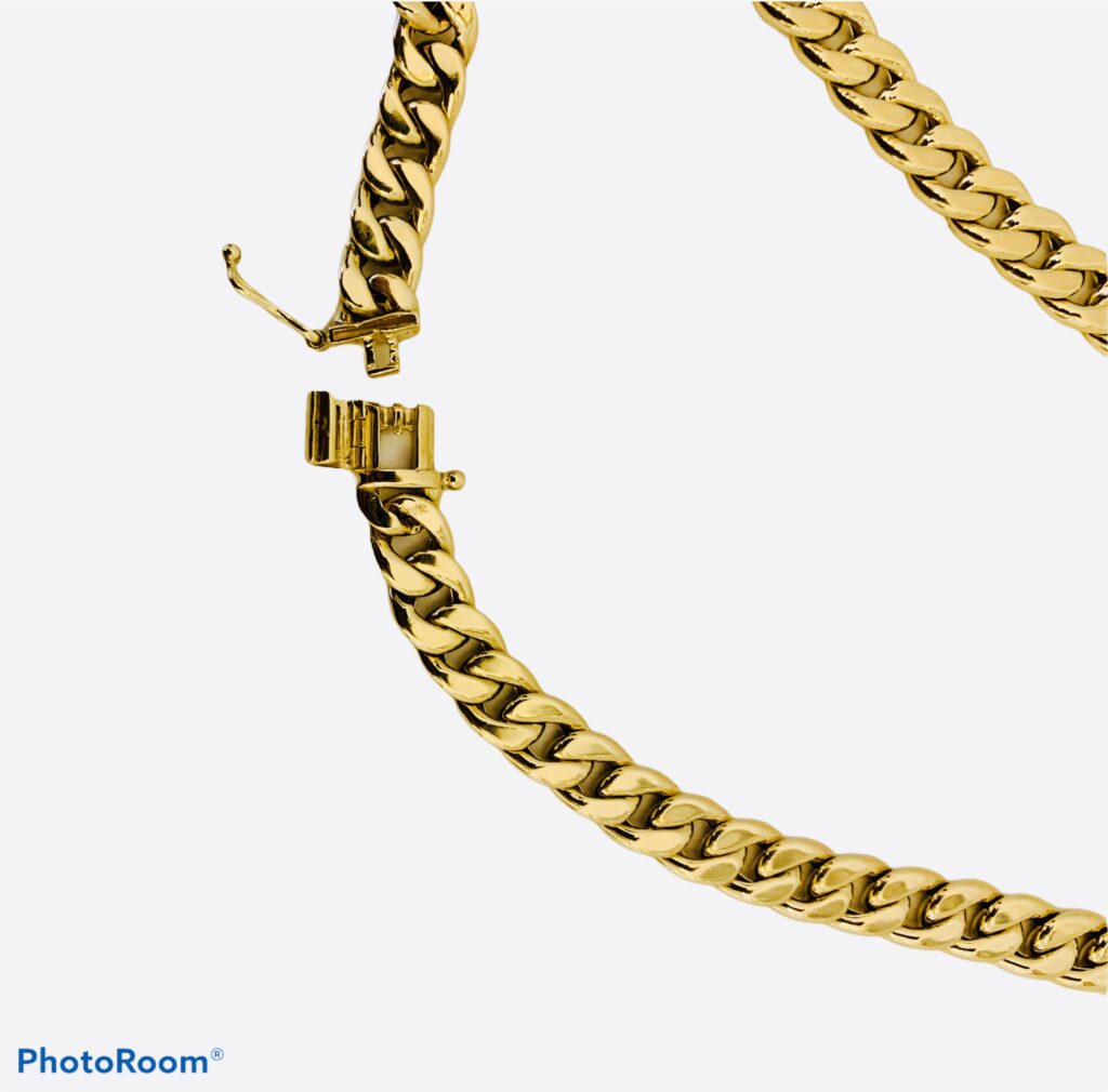 Panzerkette Mit Besonderem Verschluss 585 Geldgold 14 K Handarbeit - Atli Gold - Premium Goldschmuck &Amp; Goldketten Online Kaufen