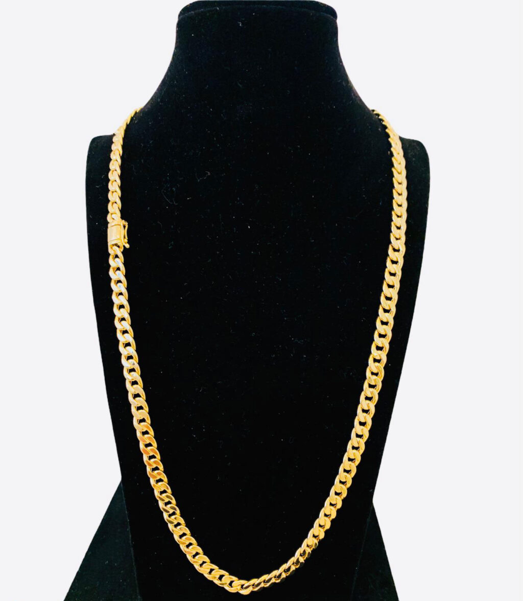 Panzerkette Mit Besonderem Verschluss 585 Geldgold 14 K Handarbeit - Atli Gold - Premium Goldschmuck &Amp; Goldketten Online Kaufen