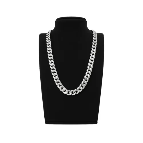 925Er Silber Cuban Chain Schmuck